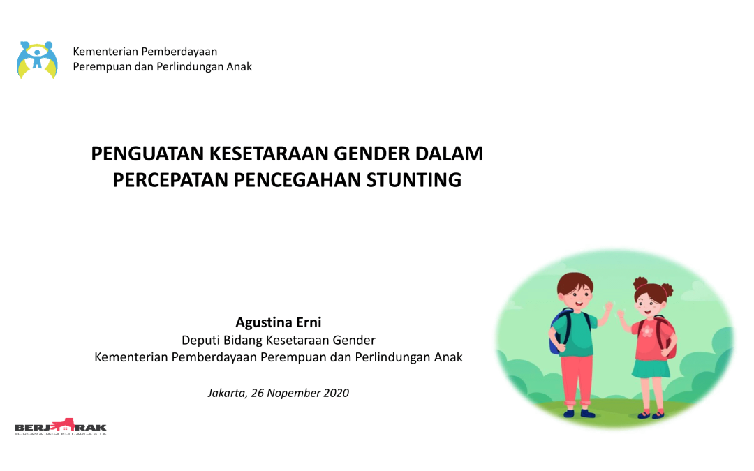 Penguatan Kesetaraan Gender dalam Percepatan Pencegahan Stunting