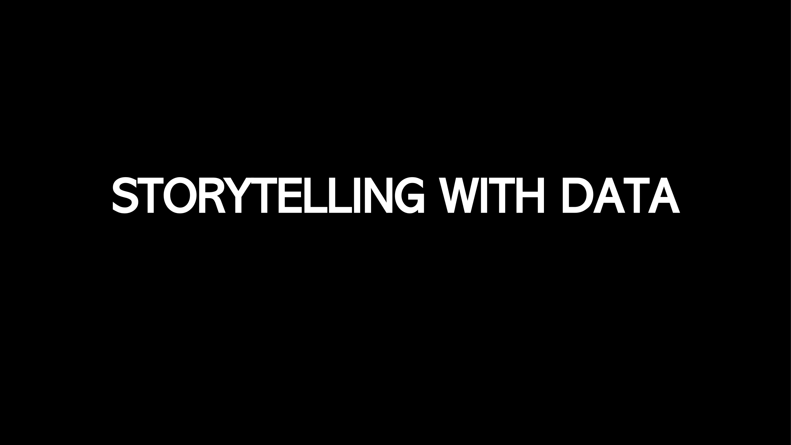 Story Telling with Data