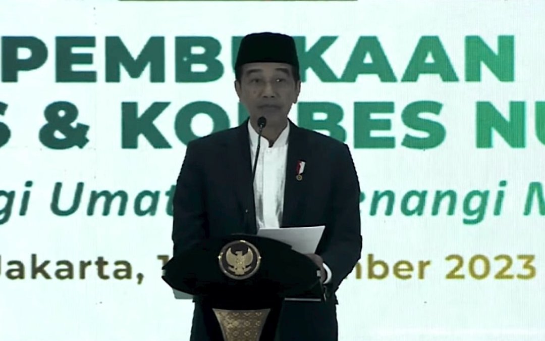 Disaksikan Presiden Jokowi, NU Berkomitmen Turunkan Stunting melalui GKMNU