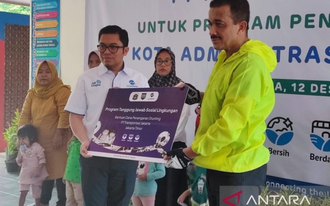 TransJakarta Kucurkan Bantuan Rp282 Juta untuk Tangani Stunting di Jaktim
