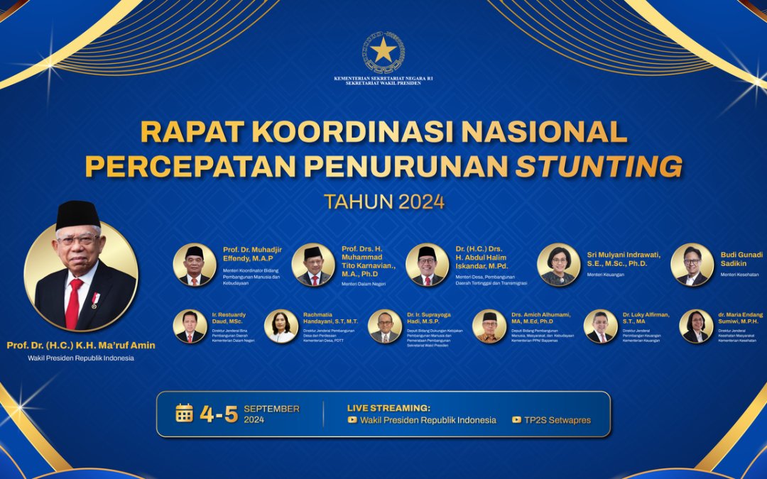 Rapat Koordinasi Nasional Percepatan Penurunan Stunting Tahun 2024